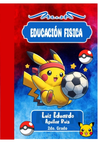 Pikachu Educacion fisica Portada